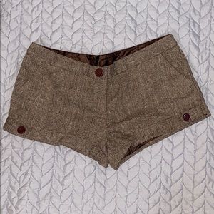 Tweed Cuffed Shorts